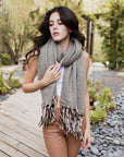 Frayed Bohemian Flow Scarf Scarves