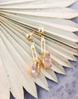 Gem Stone Fashion Earrings Jewelry