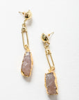 Gem Stone Fashion Earrings Jewelry