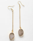 Gemstone Drop Earrings Jewelry