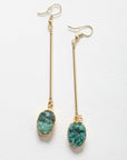 Gemstone Drop Earrings Jewelry