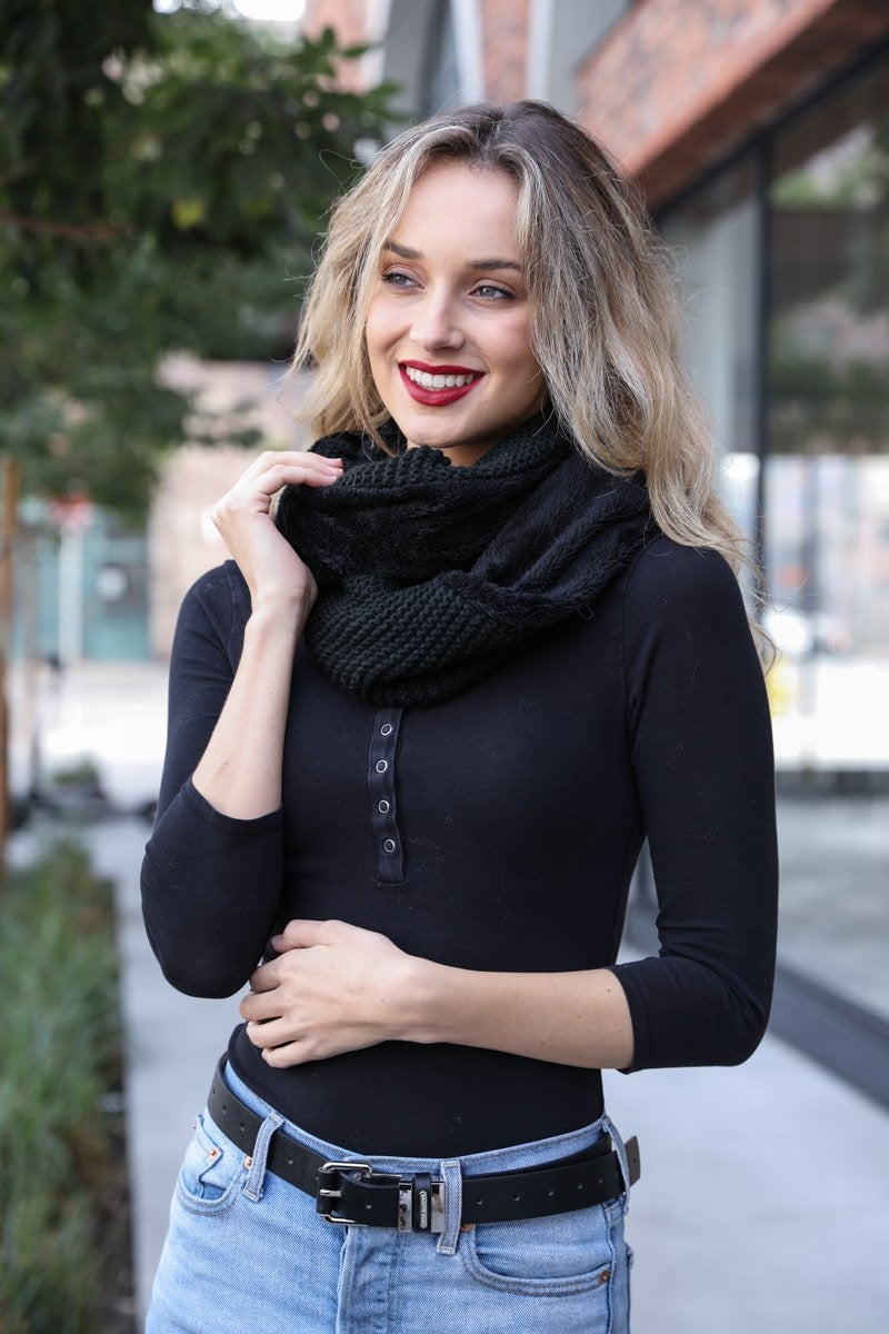 Knit Infinity Scarf Scarves