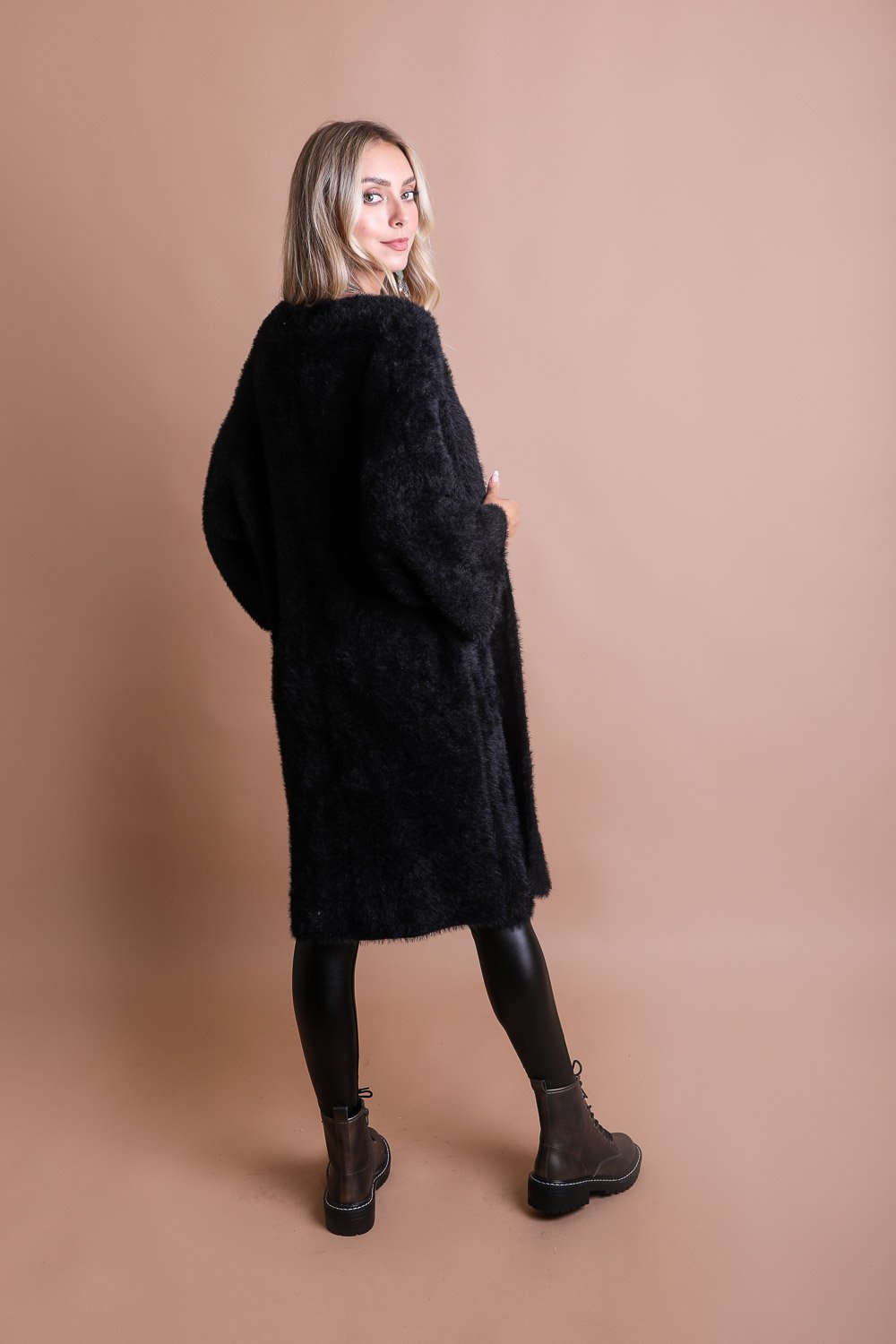 Luxe Mohair Knit Cardigan Ponchos