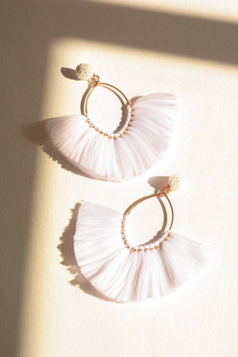 Marquise Hoop &amp; Fan Earrings Jewelry