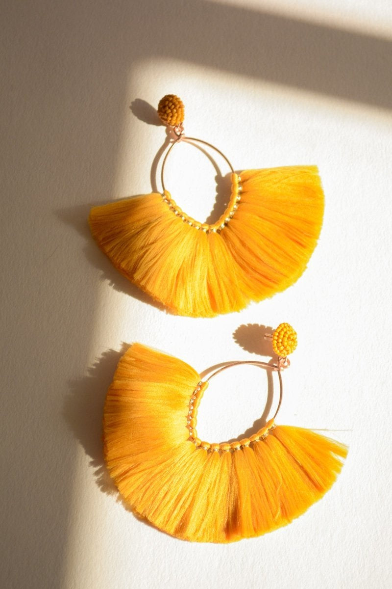 Marquise Hoop &amp; Fan Earrings Jewelry