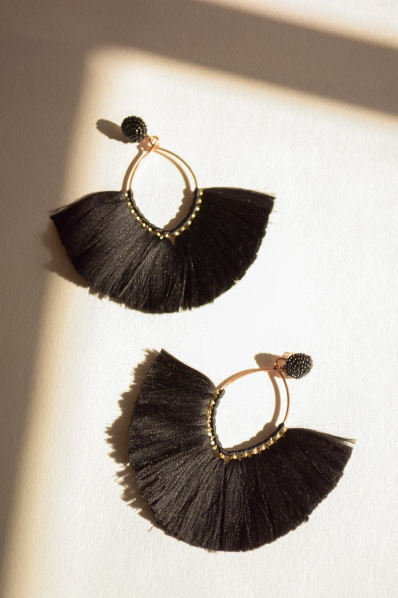 Marquise Hoop &amp; Fan Earrings Jewelry