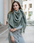 Mohair Square Blanket Scarf Scarves