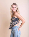 Oversized Floral Anemone Bandana Hats & Hair