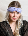 Paisley Boho Head Wrap Hats & Hair Lavender