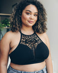 Plus Cutout Seamless Bralette 1X2X / Black