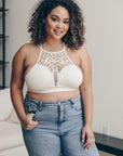 Plus Cutout Seamless Bralette 1X2X / Ivory