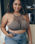 Plus Cutout Seamless Bralette 1X2X / Mocha