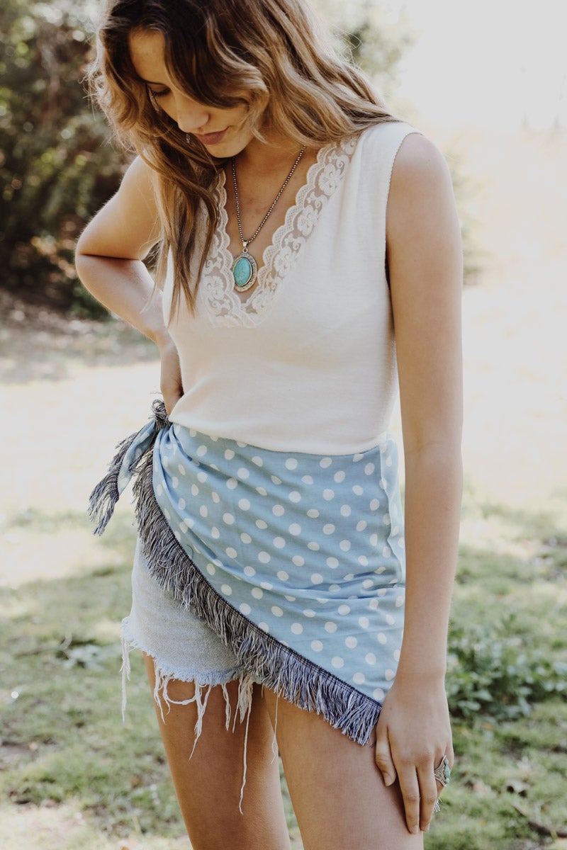 Polkadot Triangle Bandana Bandanas