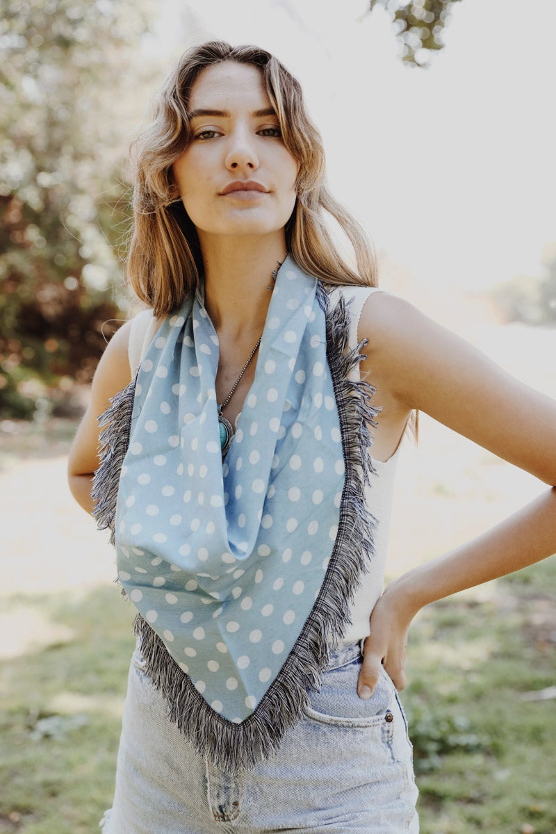 Polkadot Triangle Bandana Bandanas