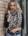 Reversible Leopard Blanket Scarf Scarves