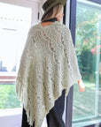 Scallop Lace Knit Poncho Ponchos