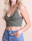 Seamless Padded Textured Brami Bralette