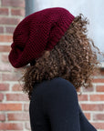 Slouch Waffle Knit Beanie Beanies