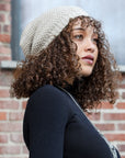 Slouch Waffle Knit Beanie Beanies Oatmeal