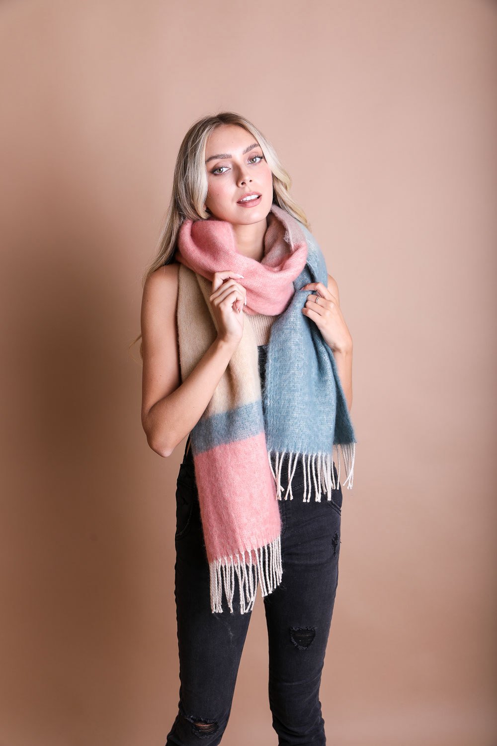 Soft Mohair Scarf Scarves