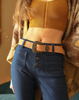 Suede Antique Western Buckle Belt Belts