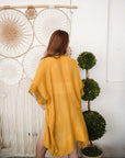 Sunshine Lace Trim Kimono