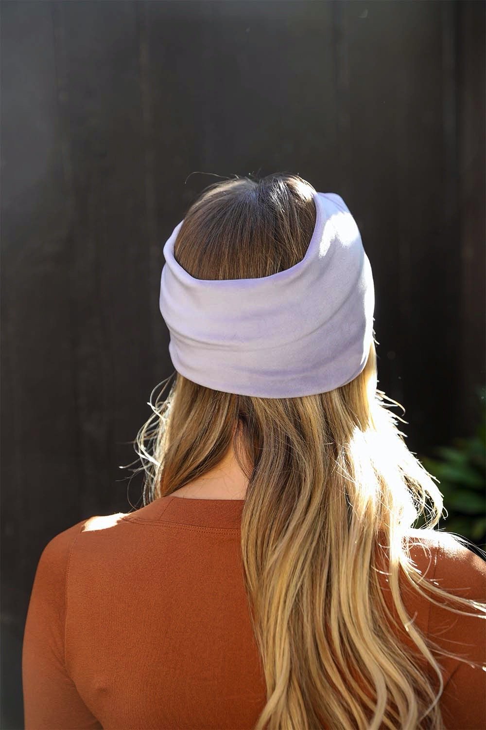 Super soft twist lavender headbands for secure and trendy hairstyles.