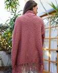 Sweater Weather Roll-Neck Poncho Ponchos