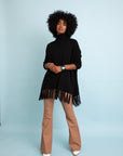 Sweater Weather Roll-Neck Poncho Ponchos