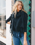 Tassel Trim Blanket Scarf Scarves