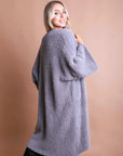 Ultra-Soft Luxe Mohair Knit Cardigan Ponchos