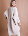 Ultra-Soft Luxe Mohair Knit Cardigan Ponchos