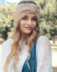 Ultra Soft Mohair Headband Hats & Hair Khaki