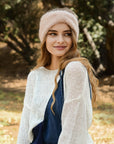 Ultra Soft Mohair Headband Hats & Hair Pink