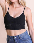 V-Cut Textured Brami Bralette