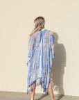 Velvet Mesh Tapestry Kimono Ponchos