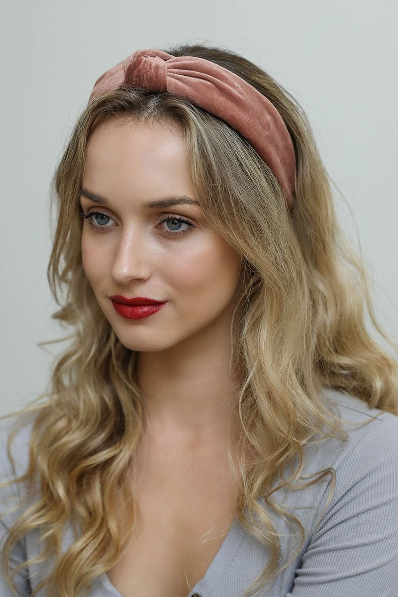 Velvet Twist Knot Headband Hats & Hair