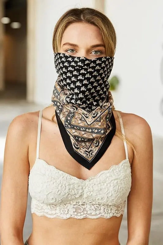 Vintage Vine Bandana Hats &amp; Hair