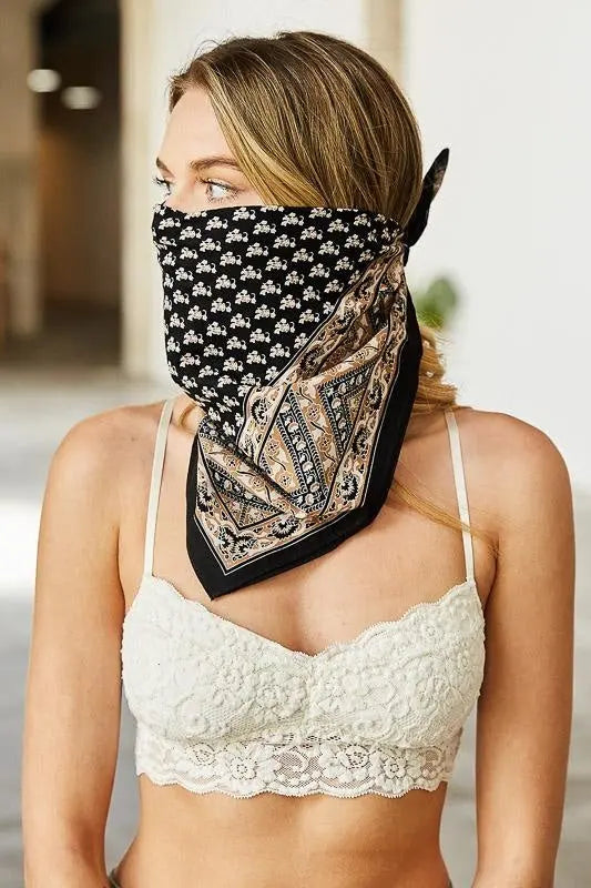 Vintage Vine Bandana Hats &amp; Hair