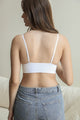 Waistband loop lace white brami with delicate lace and stylish detail.