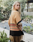 Western Luxe Fringed Ruana Ponchos