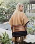 Western Luxe Fringed Ruana Ponchos