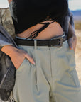 Western Style Fashion Belt Belts Black