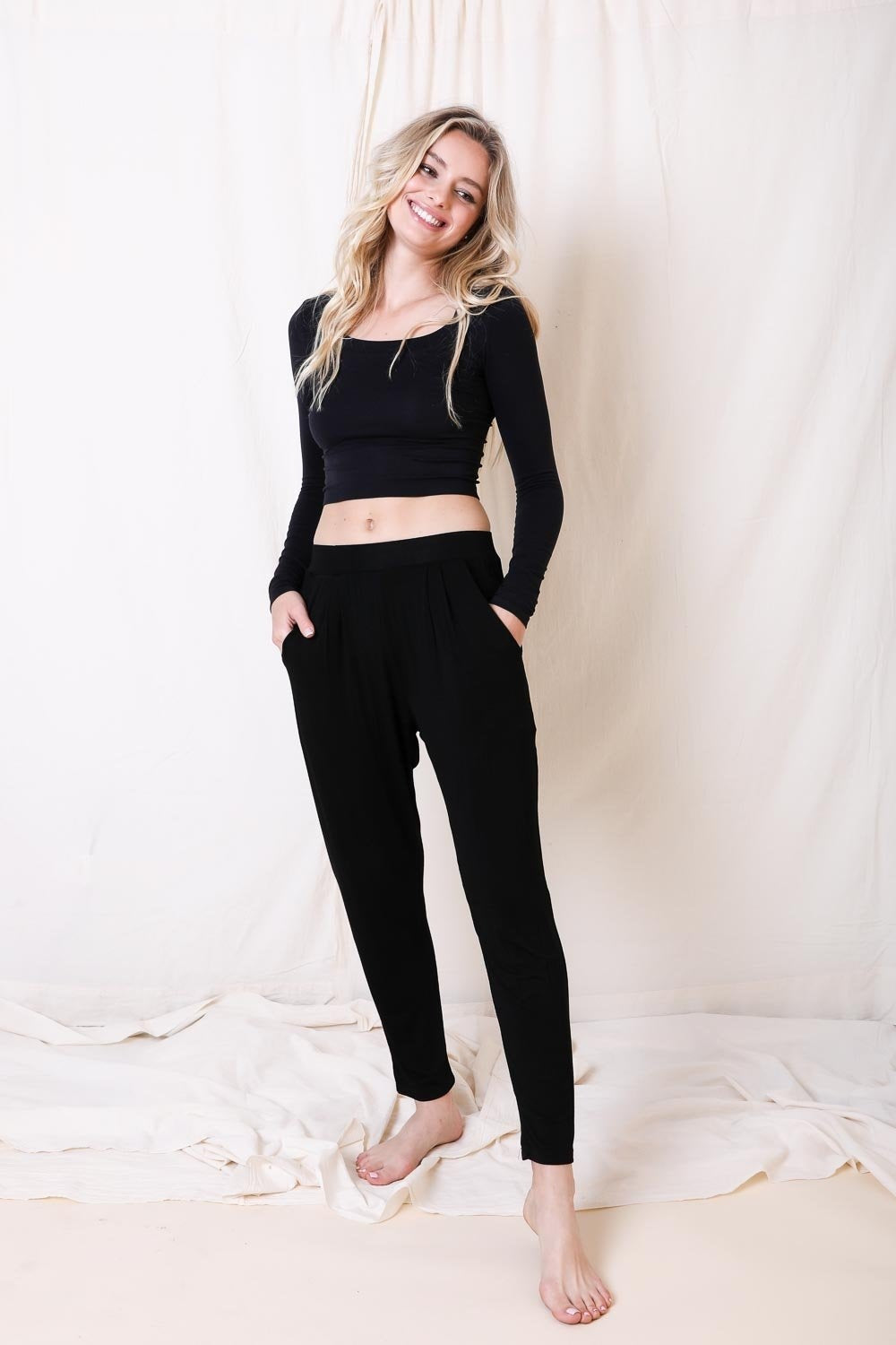 Wide Band Lounge Pants Bralette