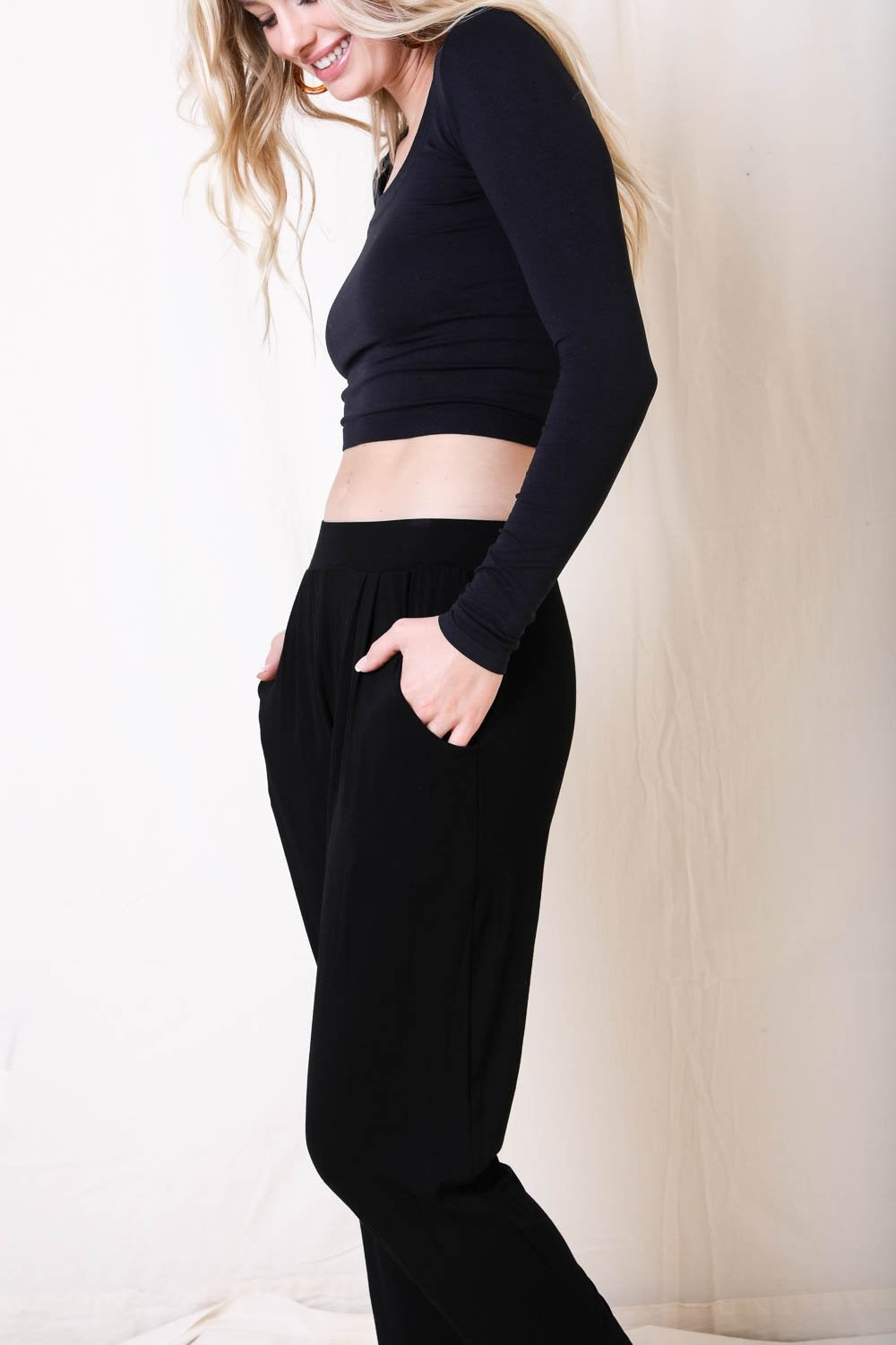 Wide Band Lounge Pants Bralette