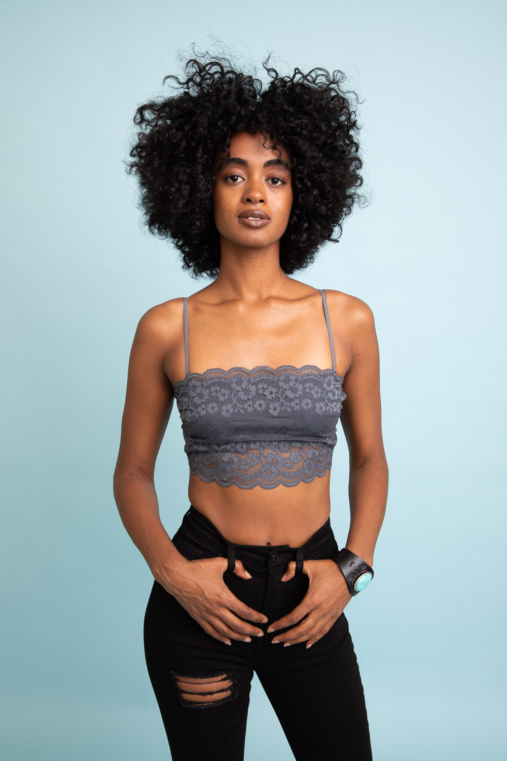 Leto Collection - Wide Lace Bandeau $25 – Thank you